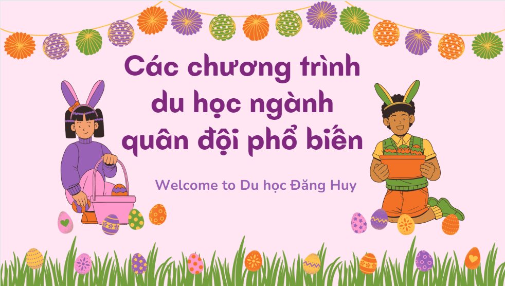 Các chương trình du học ngành quân đội phổ biến