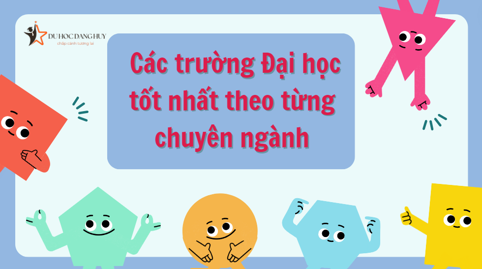 Các trường Đại học tốt nhất theo từng chuyên ngành