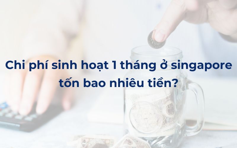 Chi phí sinh hoạt 1 tháng ở singapore tốn bao nhiêu tiền? Các thể loại phí sinh hoạt cần chi trả