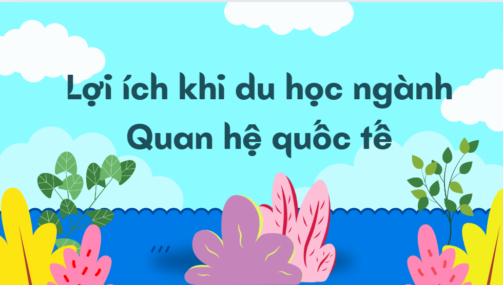 Lợi ích khi du học ngành Quan hệ quốc tế