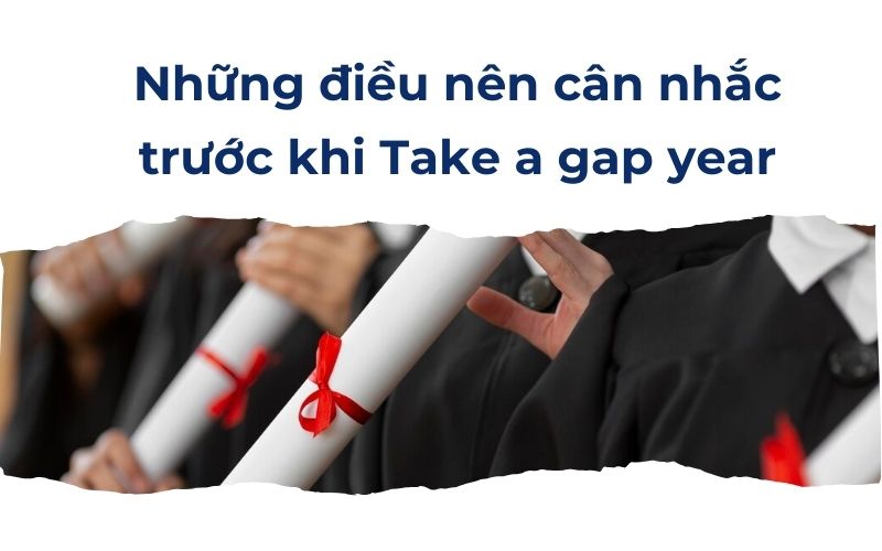 Những điều nên cân nhắc trước khi take a gap year