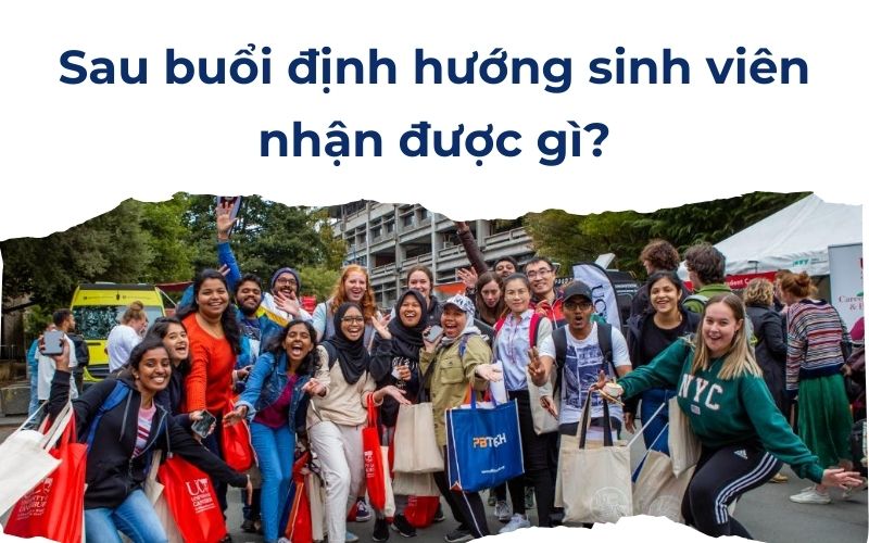  Sau buổi định hướng sinh viên nhận được gì?