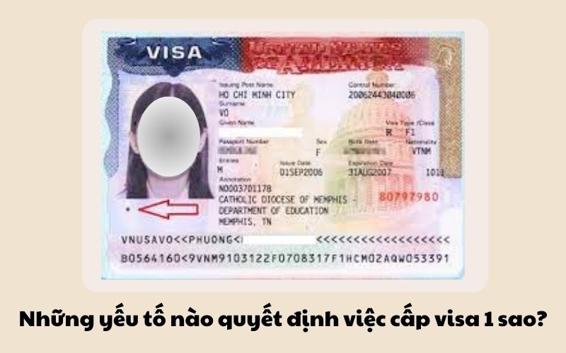 Những yếu tố nào quyết định việc cấp visa 1 sao?