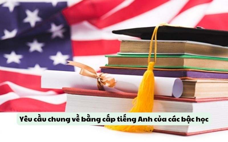 Yêu cầu chung về bằng cấp tiếng Anh của các bậc học