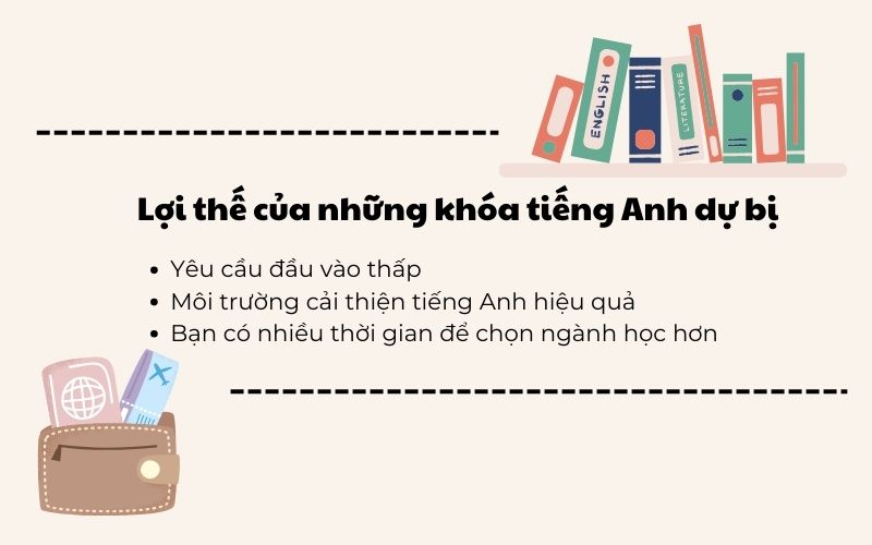 Lợi thế của những khóa tiếng Anh dự bị