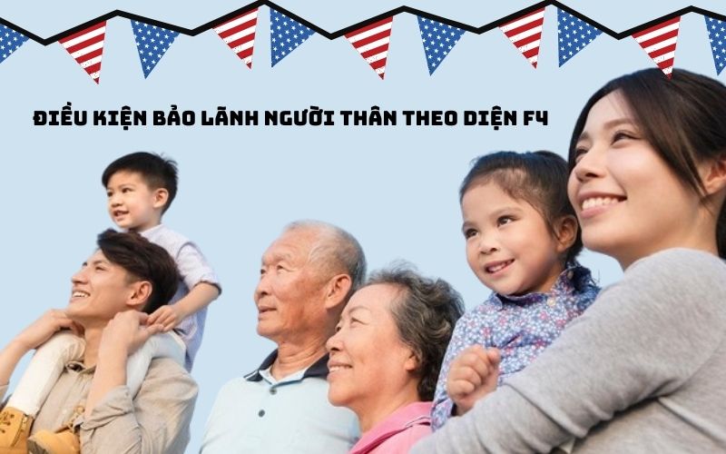 Điều kiện bảo lãnh người thân theo diện F4