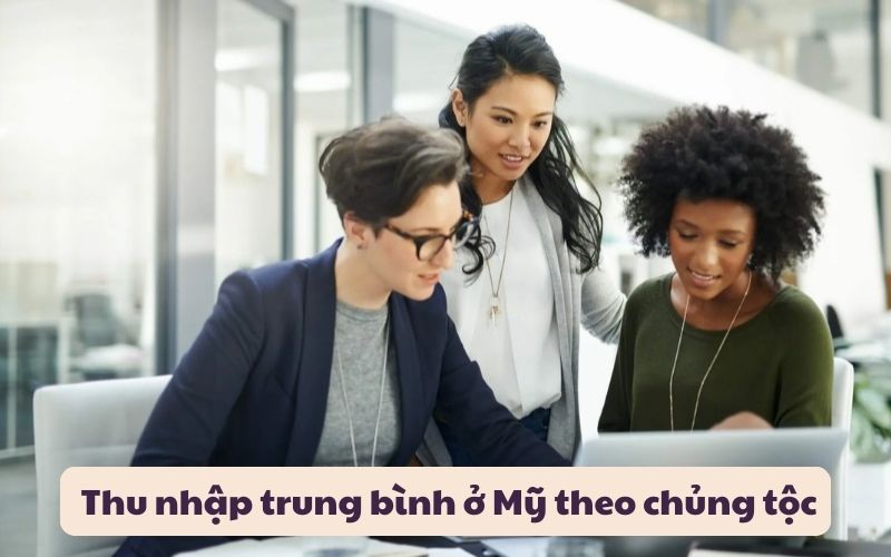 Thu nhập trung bình ở Mỹ theo chủng tộc