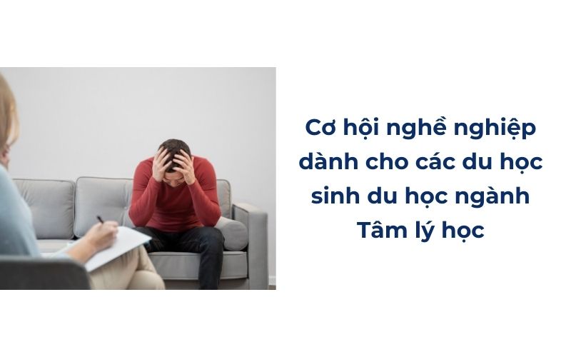 Cơ hội nghề nghiệp dành cho các du học sinh du học ngành Tâm lý học