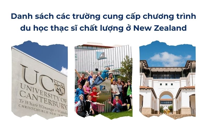 Danh sách các trường cung cấp chương trình du học thạc sĩ chất lượng ở New Zealand