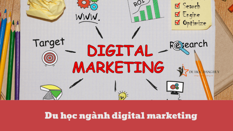 Du học ngành digital marketing – Chi phí, học bổng và cơ hội nghề nghiệp