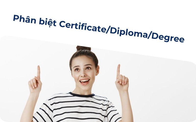 Phân biệt Certificate, Diploma và Degree