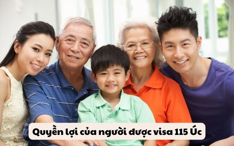 Quyền lợi của người được visa 115 Úc