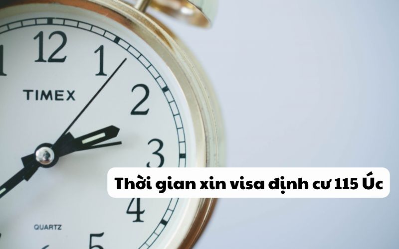 Thời gian xin visa định cư 115 Úc