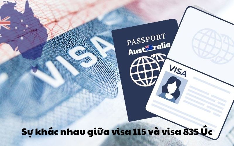 Sự khác nhau giữa visa 115 và visa 835 Úc