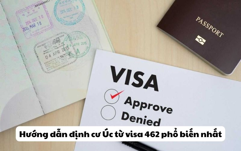 Hướng dẫn định cư Úc từ visa 462 phổ biến nhất