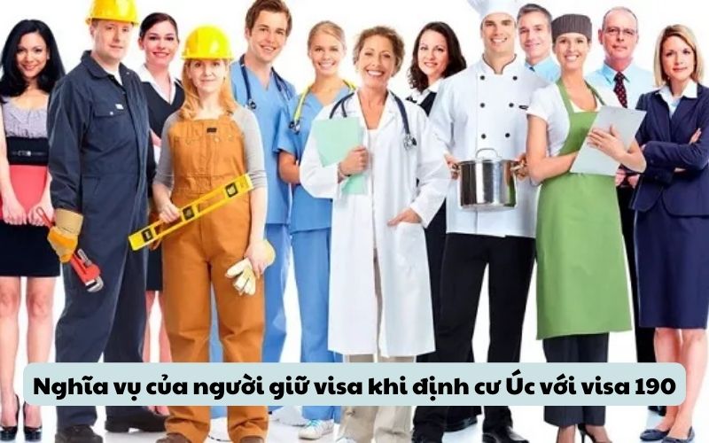 Nghĩa vụ của người giữ visa khi định cư Úc với visa 190